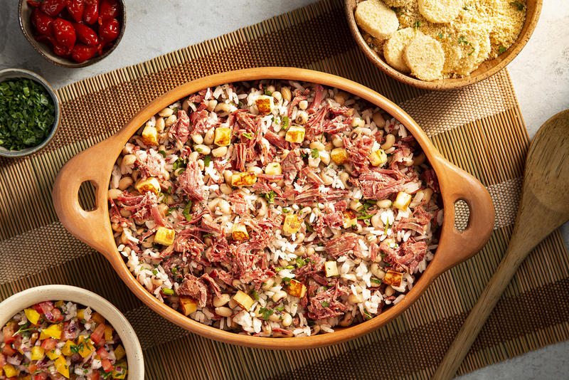 Foto de uma baião de dois